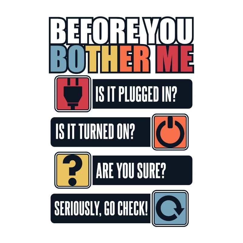 Before You Bother Me Computer Scientist Admin