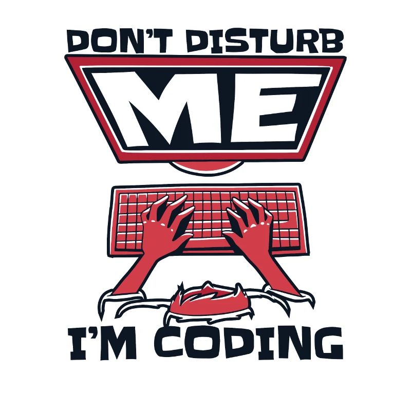 Ne me dérangez pas, je code un codeur développeur