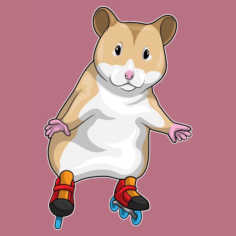 Hamster Inline skating Rollschuhe