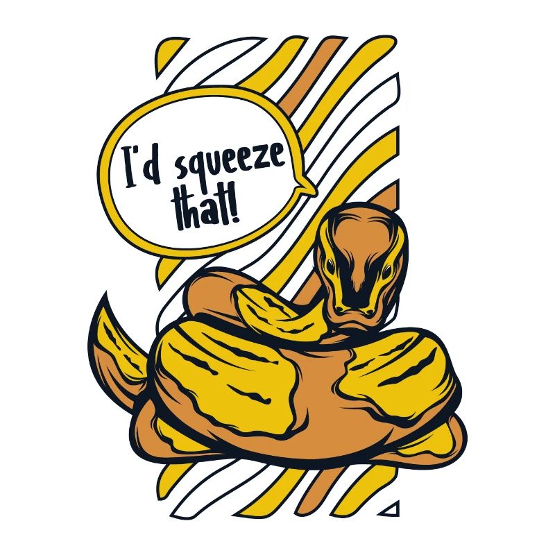 Je serrerais cette boule de banane de serpent python