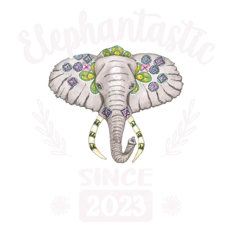 Elephantastic since 2023, elephant head adorned