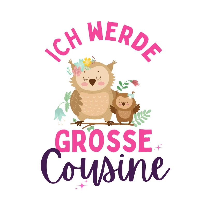 Ich werde Große Cousine 2024 Loading Eulen Herz