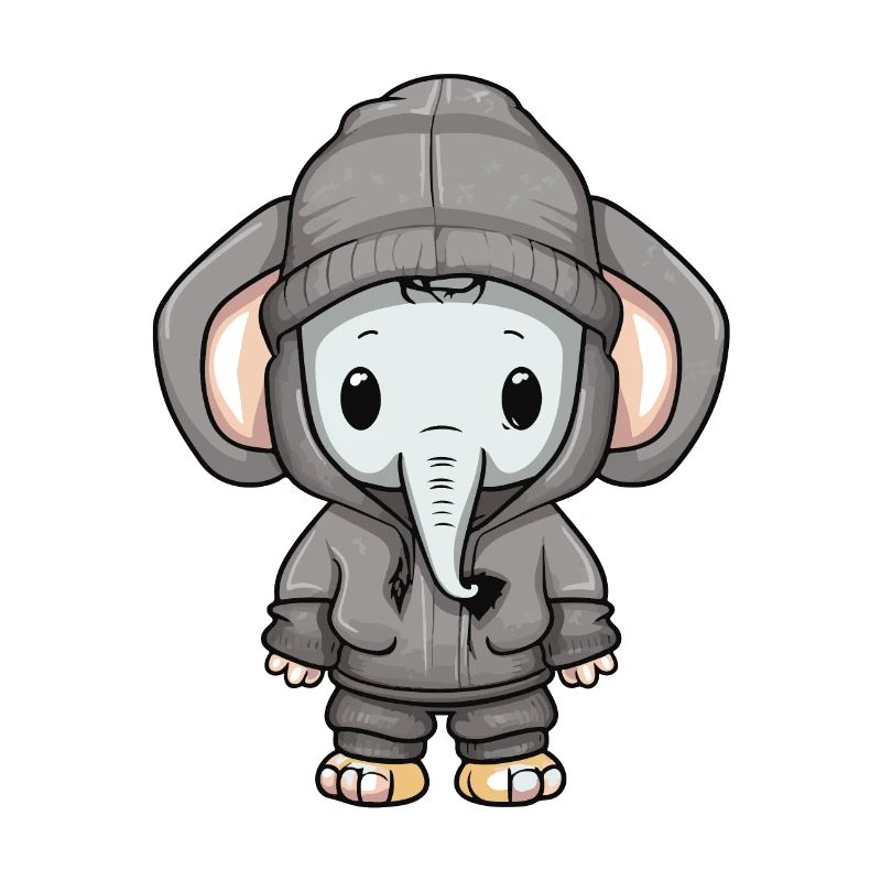 Elephant Winter Comic