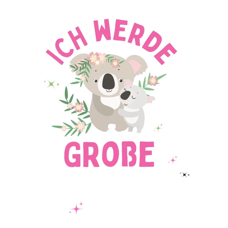 Ich werde große Cousine 2024 Koala Loading Süß