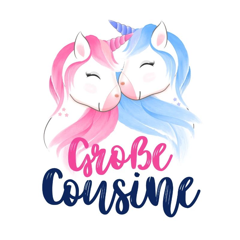 Ich werde große Cousine 2024 Einhorn Loading Süß