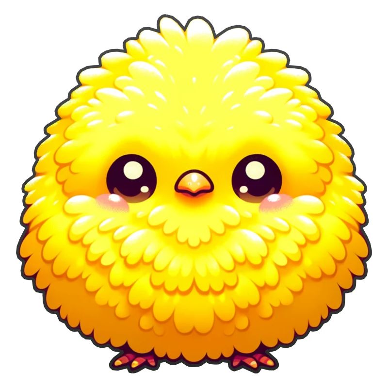 Fluffy chicks