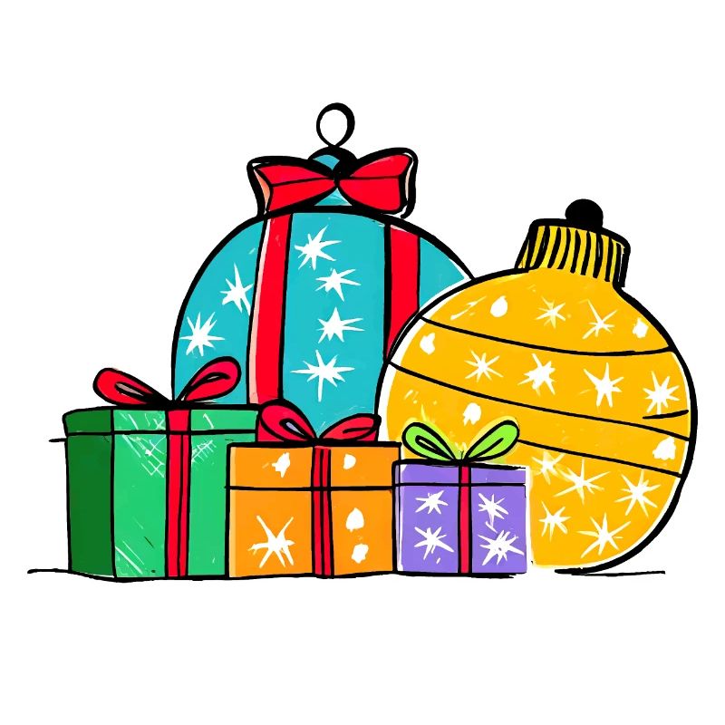 Weihnachtsgeschenkkugeln & -boxen