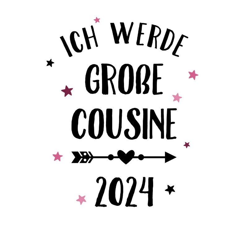 Ich werde große Cousine 2024 Sterne Loading Süß