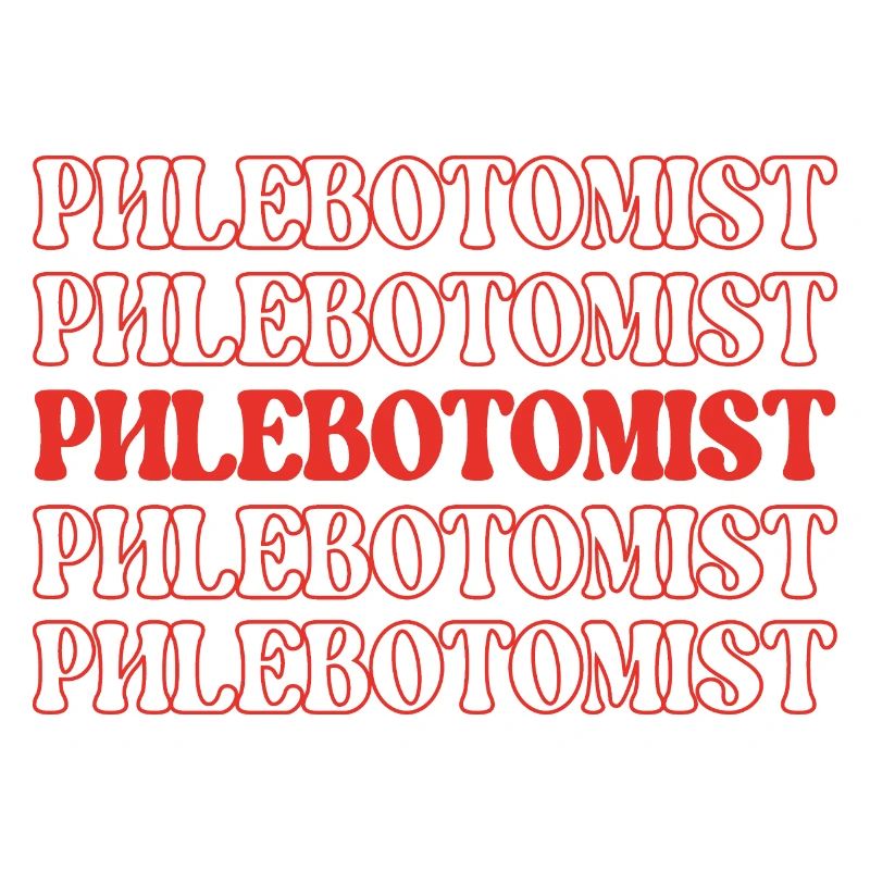 Phlebotomist-Blutspender Venipuncturist-Blut