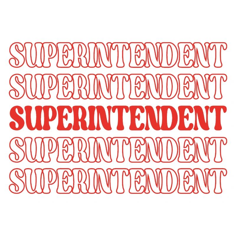 Superintendent Supervisor Direktor Chef