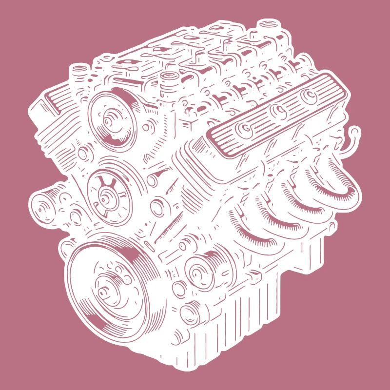 Engine Block Cylinder Fan Displacement Engine