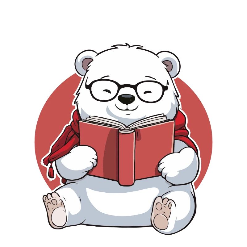 Noch ein Kapitel - Kawaii Eisbär Design