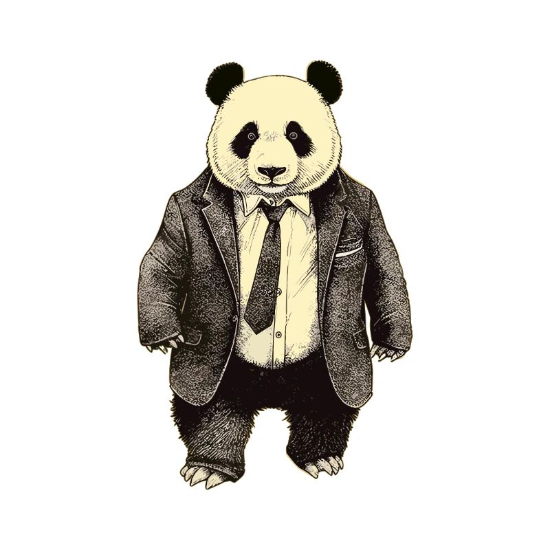 Executive Panda – Elegance Meets Endangerment