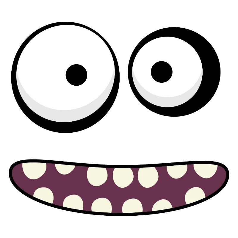 Visage de monstre