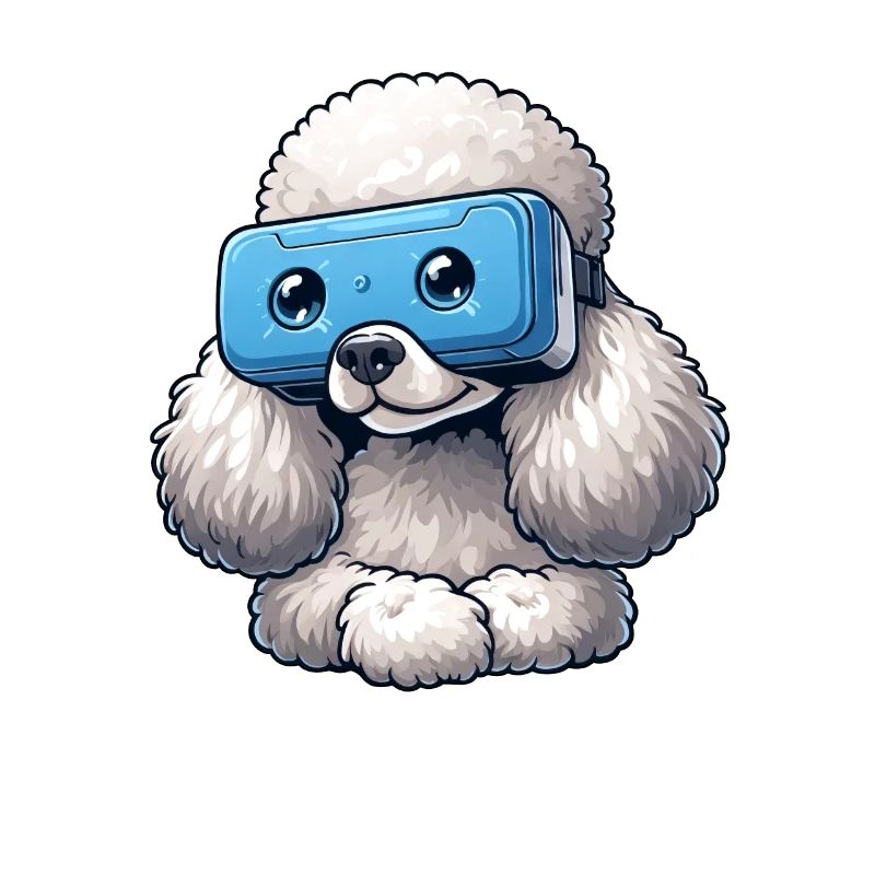 Poodle VR Gamers: Virtual Worlds Explorers