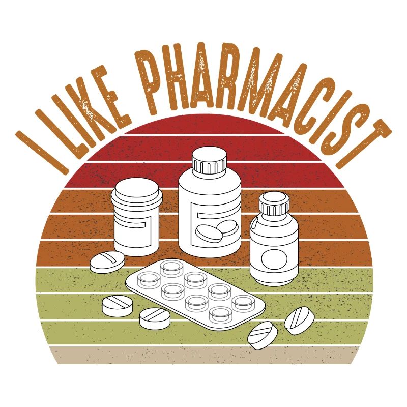 Future Vintage Retro Pharmacist Pharmacy Tech