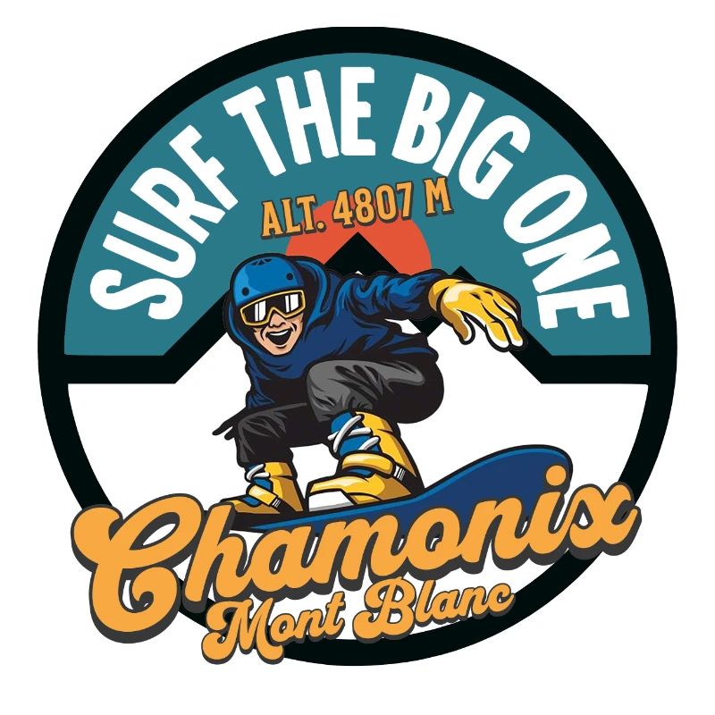 Surf the big one Chamonix Mont Blanc