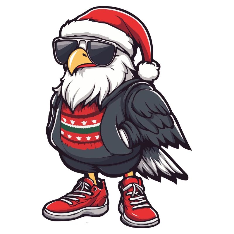 Eagle Christmas Comic Cool