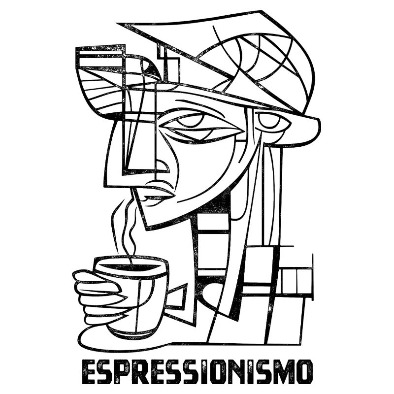 Espressionism - Espresso - Drinking Coffee