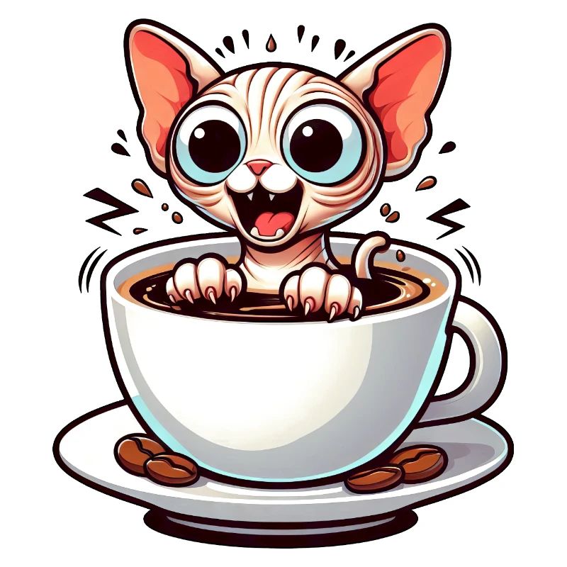 Sphinx Cat Coffee Coffee Lover Design