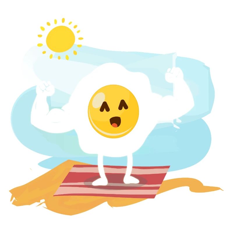 Oeuf (muscles, plage)
