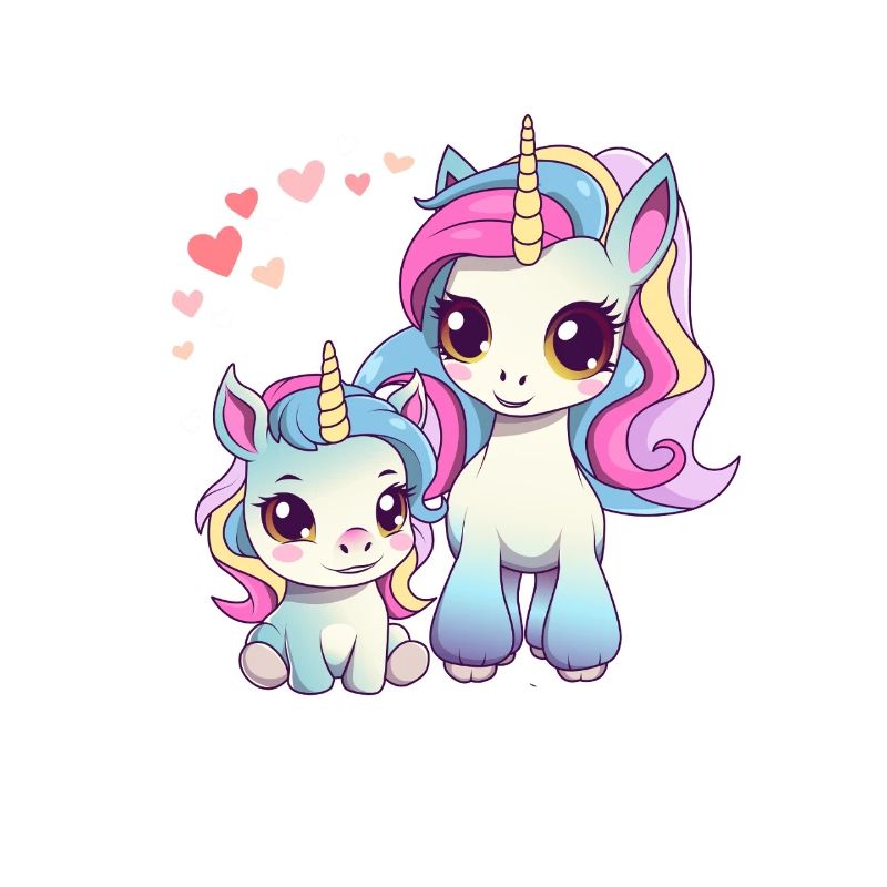 Große Schwester 2026 Einhörner niedliches Einhorn