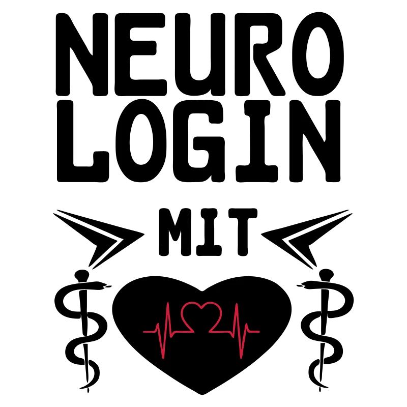Neurologin mit Herz Geschenk
