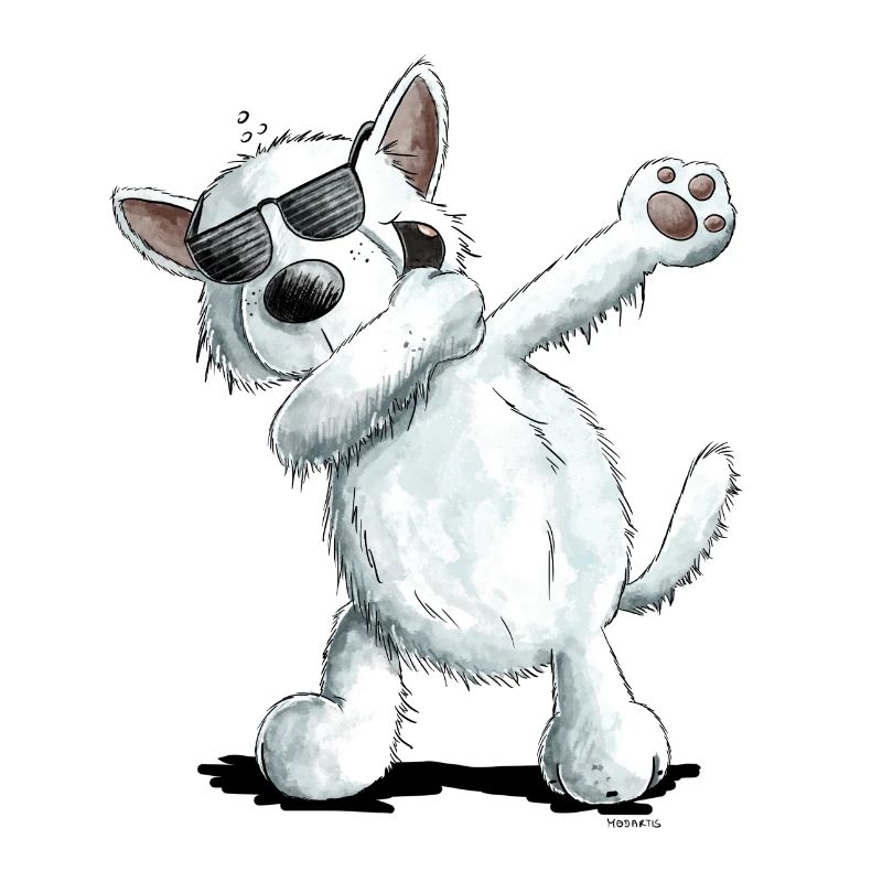 Dab Dance Deutscher Weißer Schäferhund I Schweizer