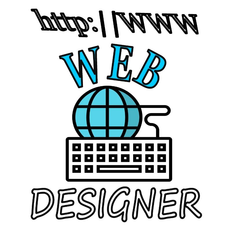 Ich bin Web Designer Website Internet Geschenkidee