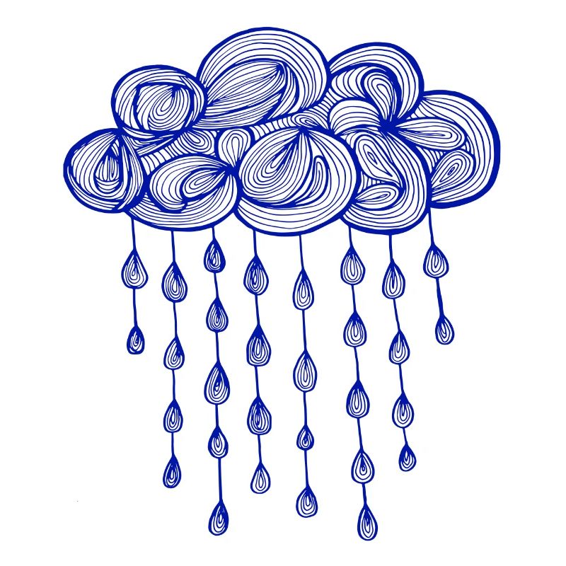 pluie, saison, pluie, cycle de l'eau