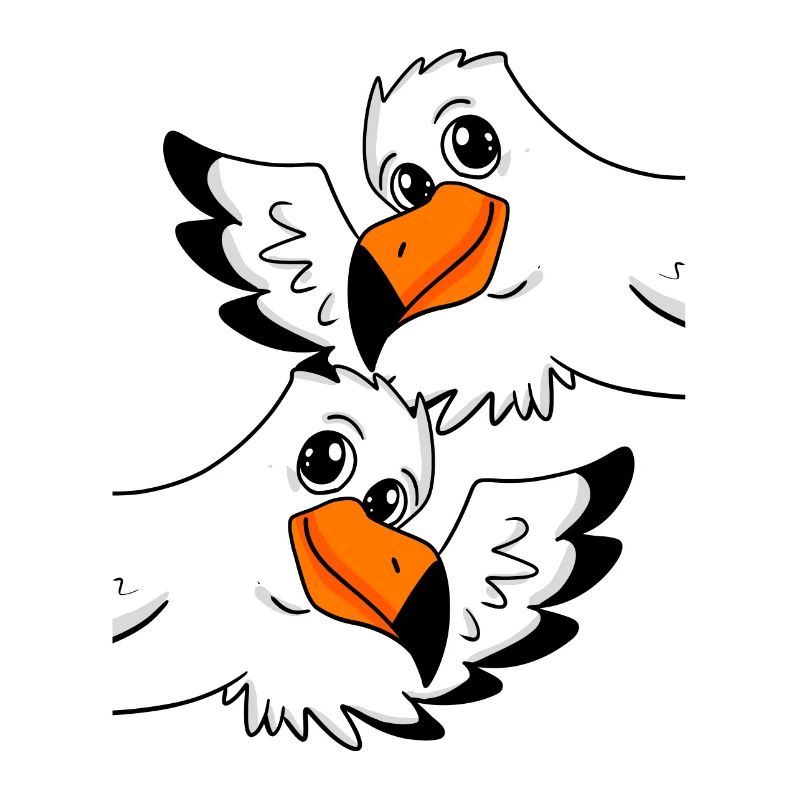 Möwe Gruß Begrüßung