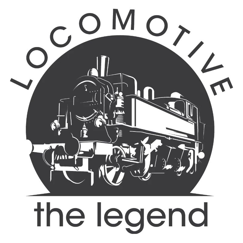 alte Lok Zug Bahn Sächsiche Bahn Symbol Logo
