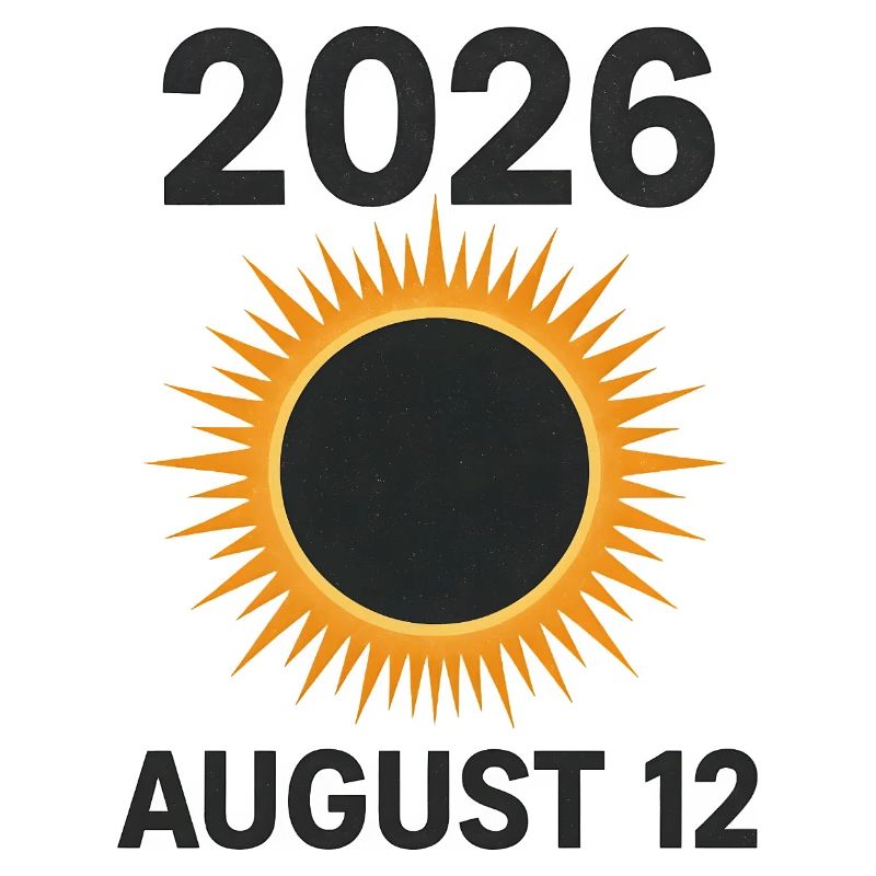 12 août 2026 - éclipse totale de Soleil