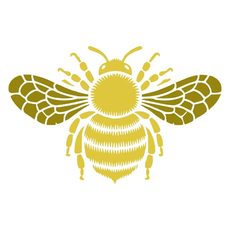 Golden Bee Pattern