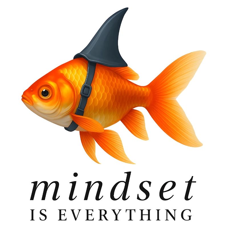 Mindset is Everything Goldfish, Motivational 
