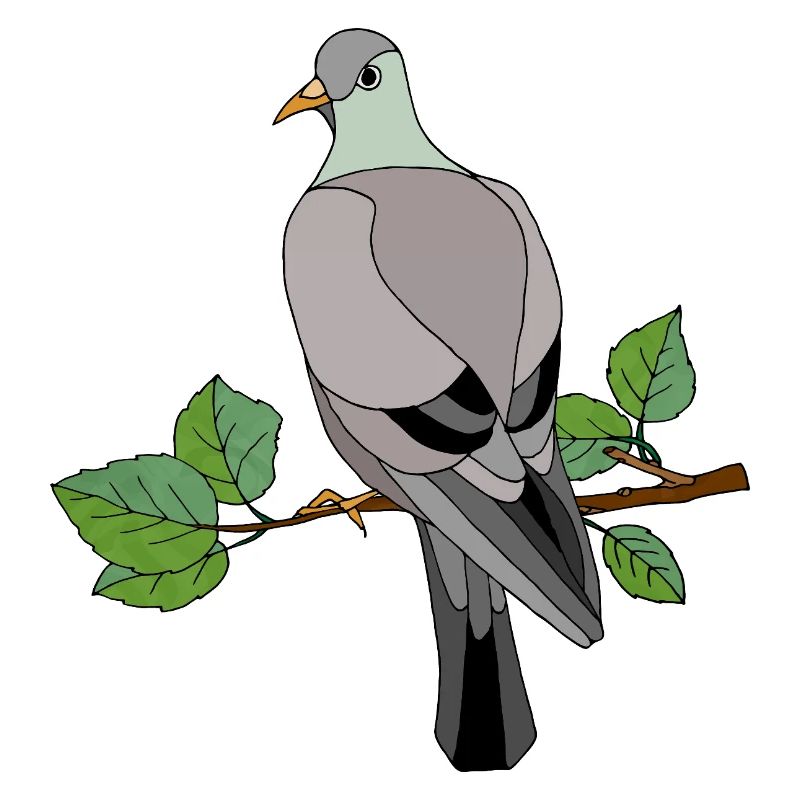 Bunter Vogel