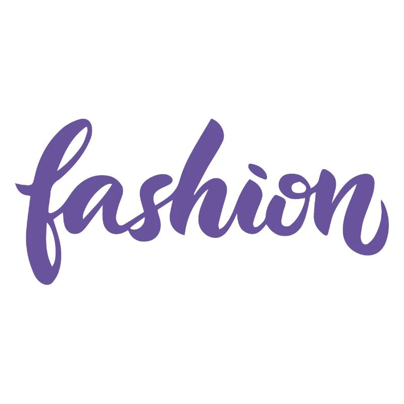 Tendance des écritures de lettrage mode violettes de mode