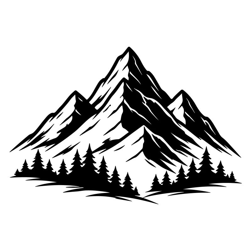 Mountains Forest Landscape