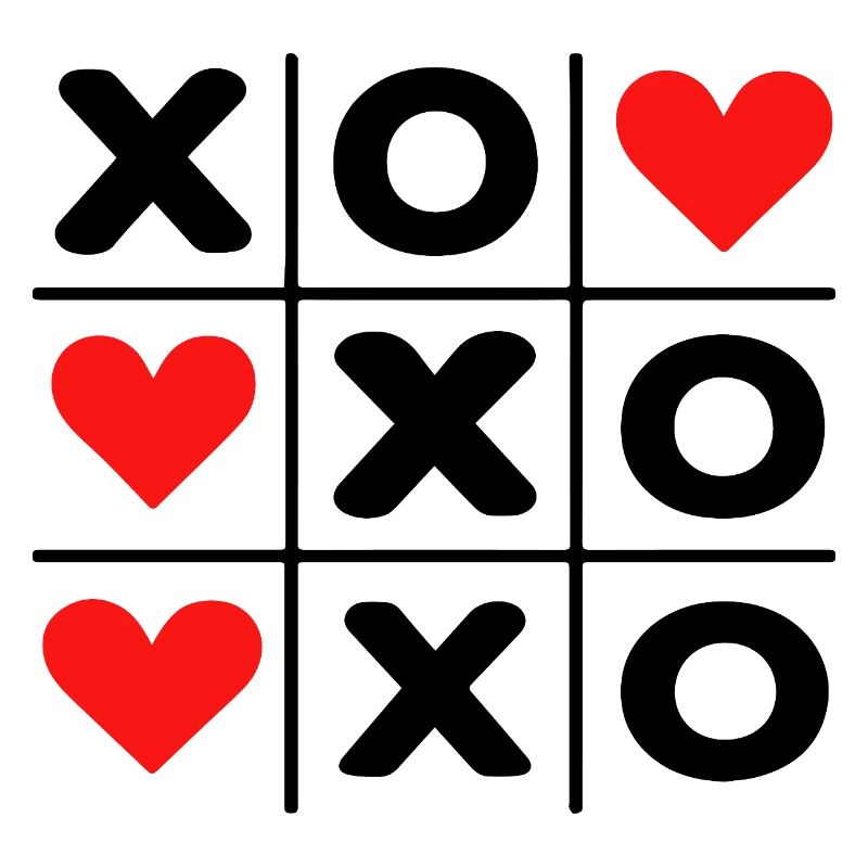 Cute Heart Pattern Love Minimal Design