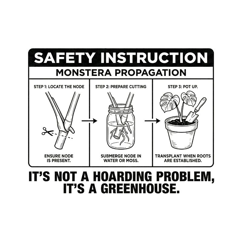 Guide de propagation de la monstera : c’est une serre, pas