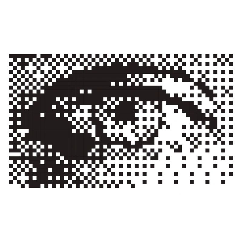 Midnight Pixel Eye Pattern
