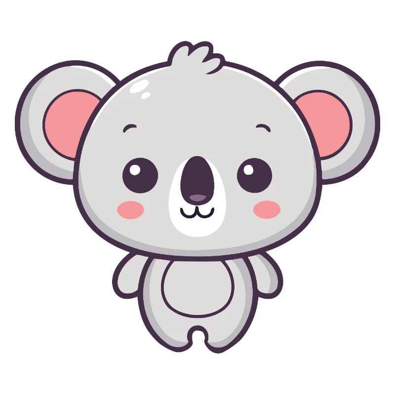 Koala Doux Pastel Dessin