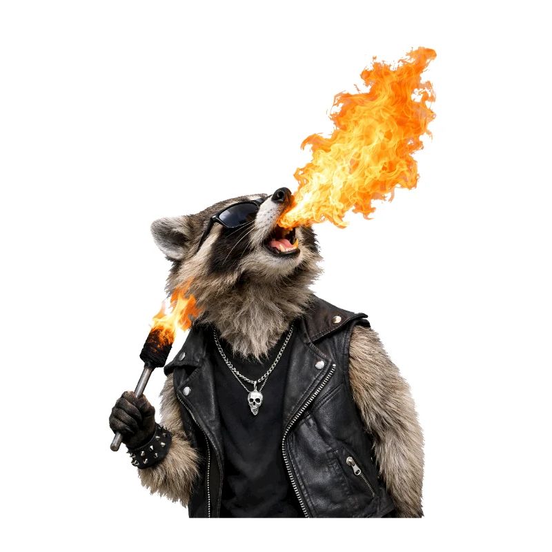 Fire Raider in Leather Look