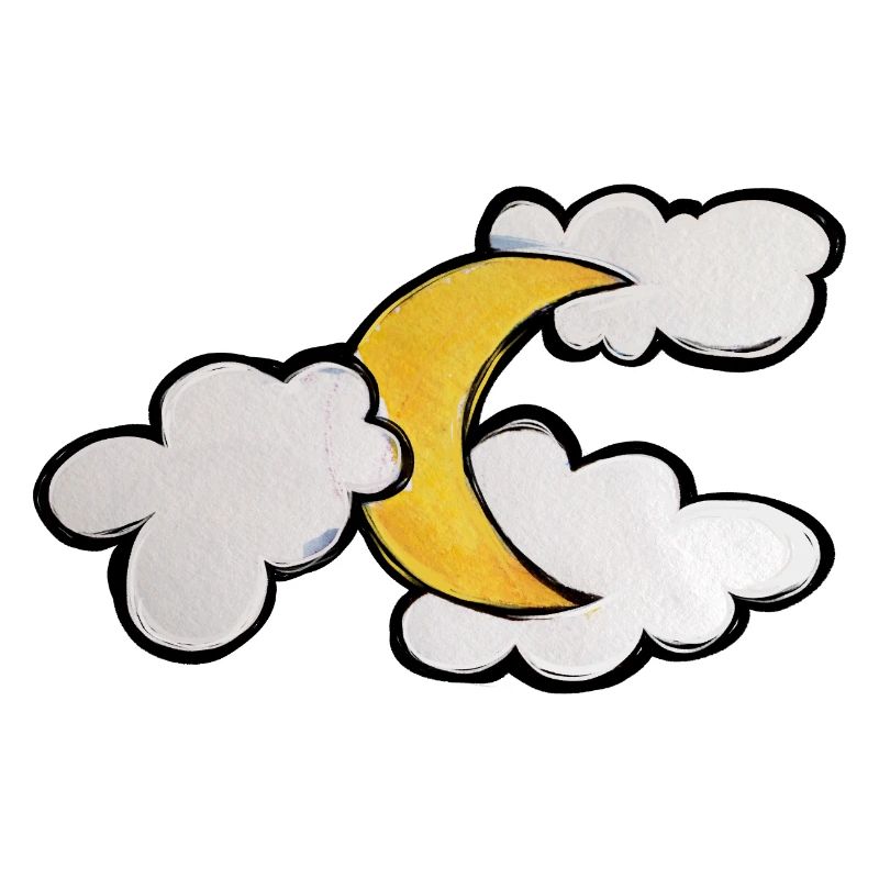 Moonlit Cloud Sketch
