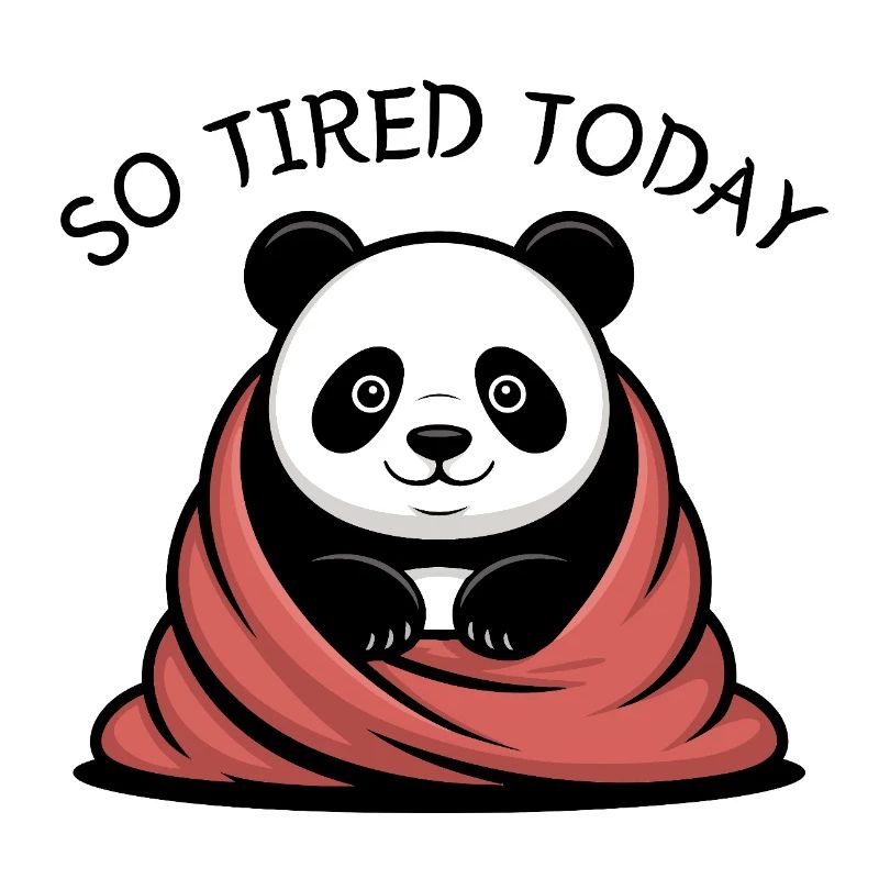 Panda Cuddle Dream Under Blanket
