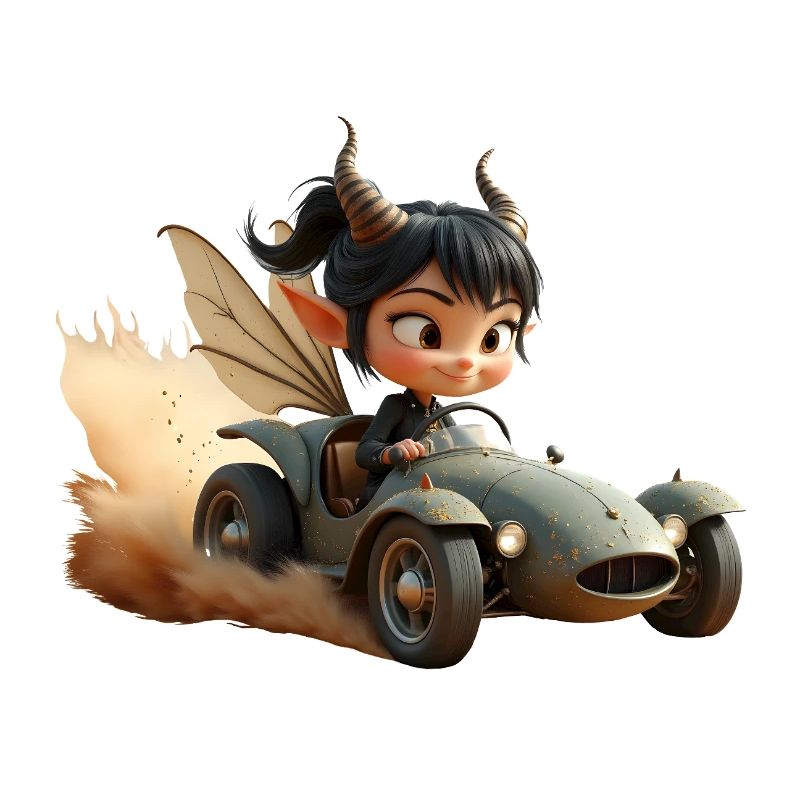 Gobelin d’aventure dans un wagon de sable