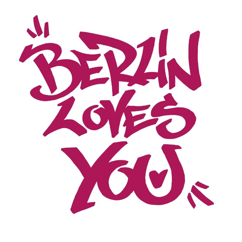 Berlin t’aime dans le style graffiti