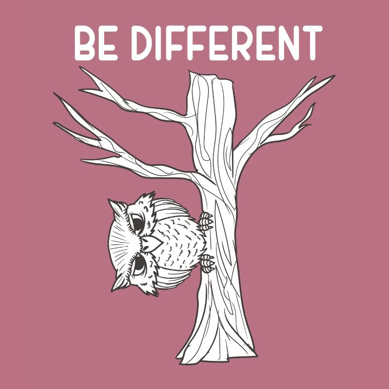 Eule Uhu Be Different Eulen Geschenk