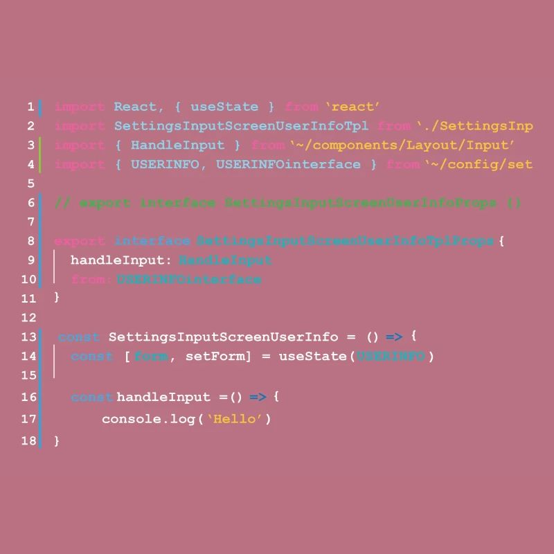 Code des programmeurs dans React