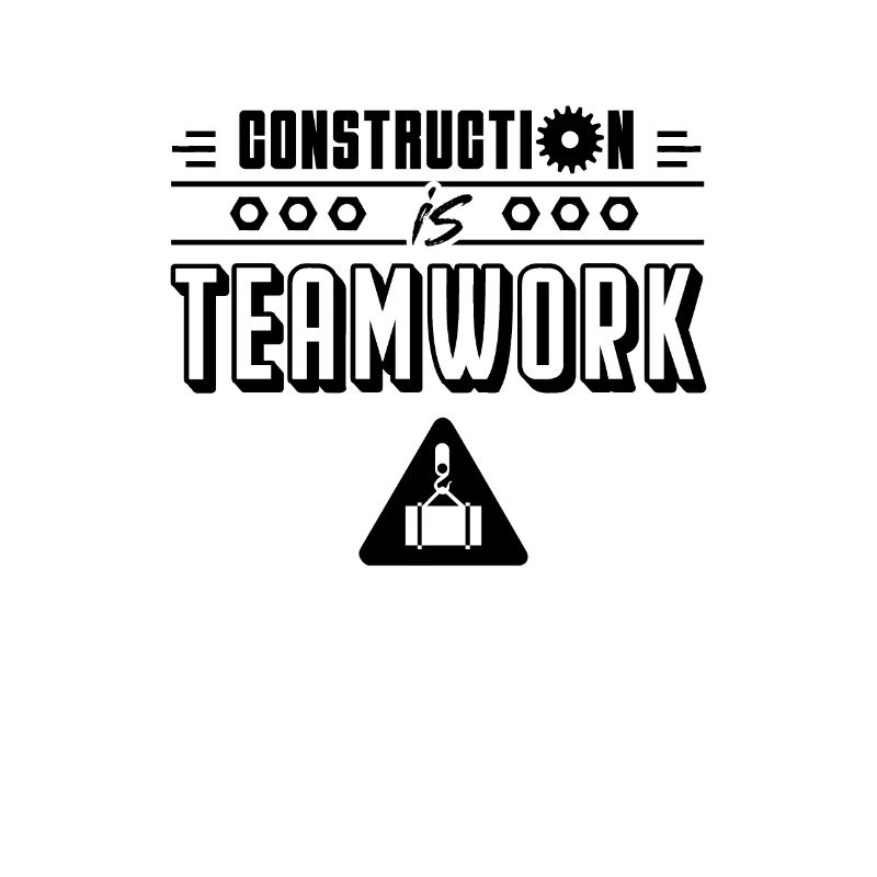Construction work is teamwork construction site construction workers